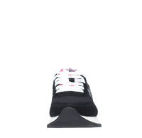 Sneakers in camoscio pelle e tessuto 