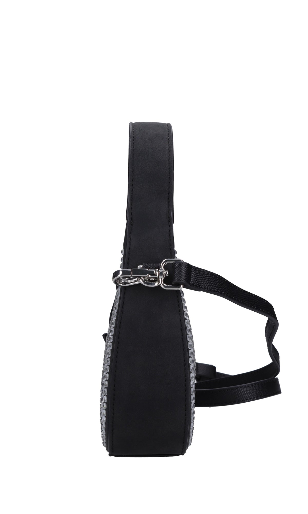 Borsa in ecopelle e strass 