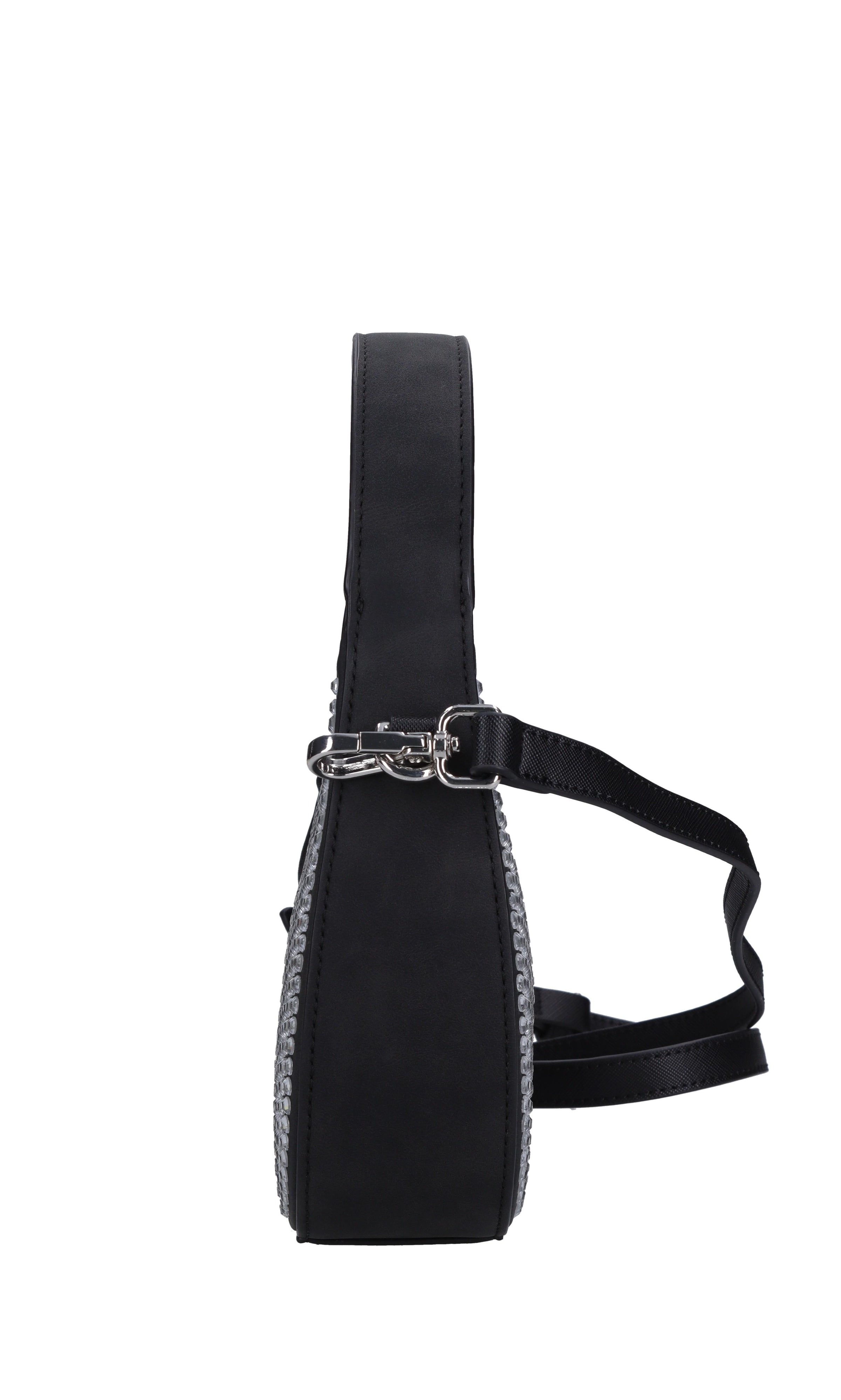 Borsa in ecopelle e strass 