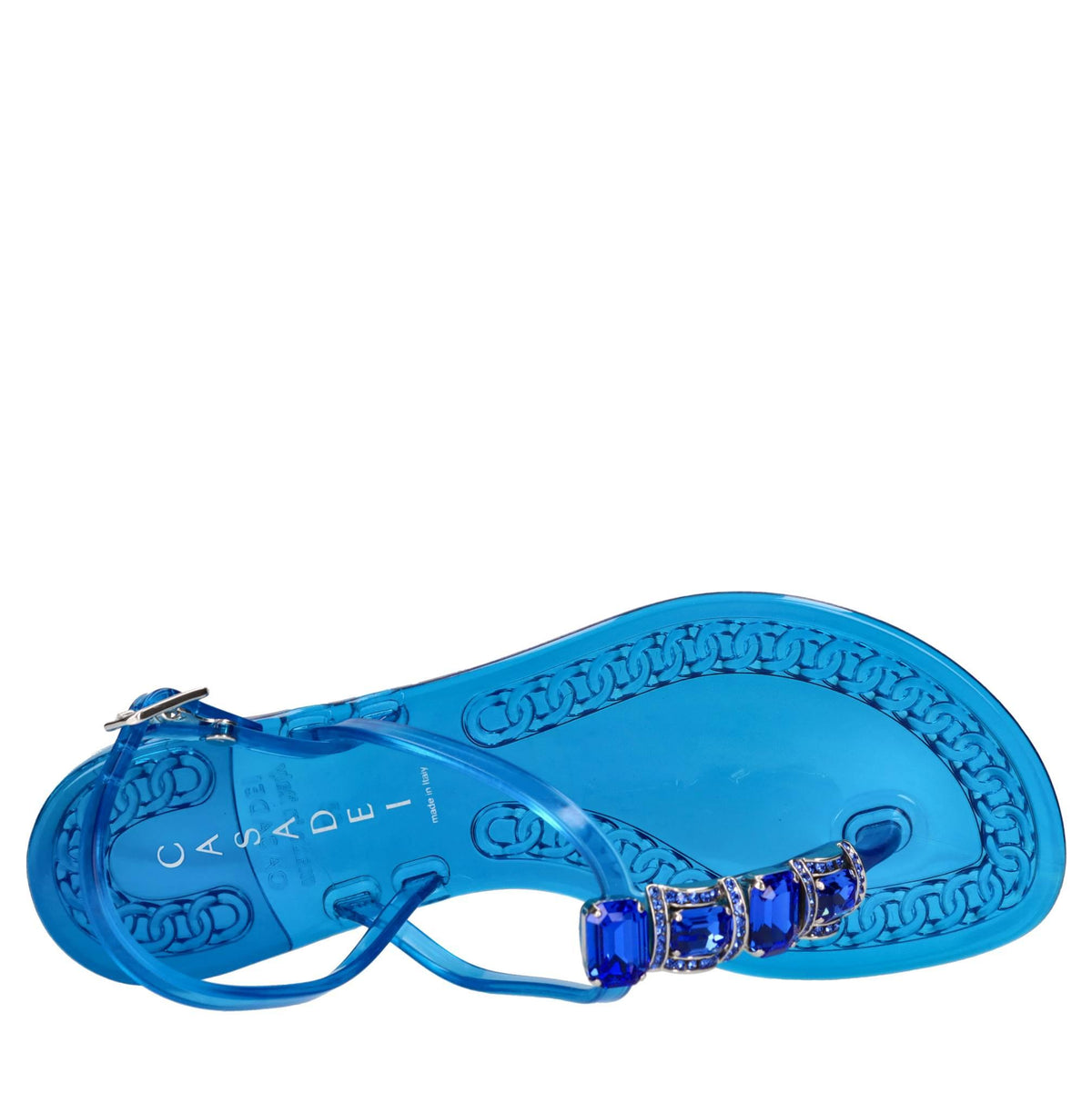 Sandali flat Jelly in PVC  e Swarovski 