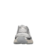 Sneakers in ecopelle e tessuto 