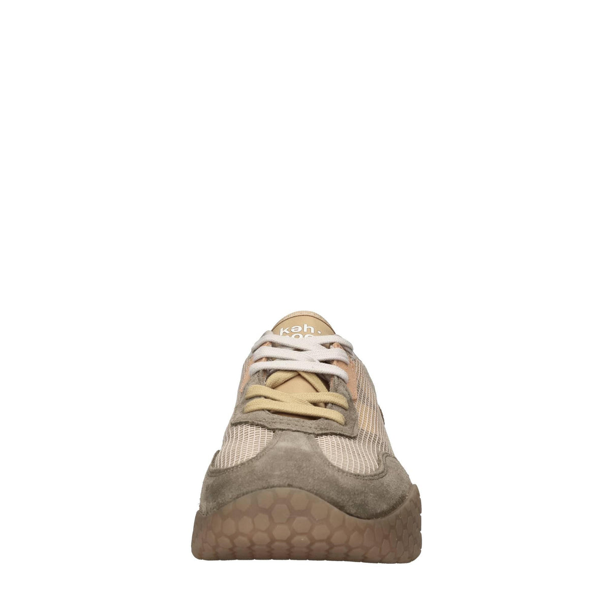 Sneakers in camoscio ecopelle e tessuto 