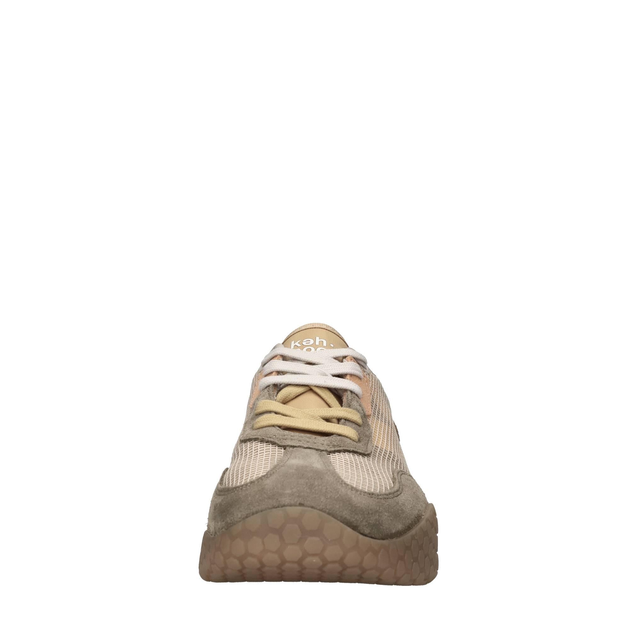 Sneakers in camoscio ecopelle e tessuto 