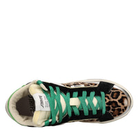 Sneakers in pelle e cavallino 