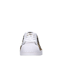 Sneakers in pelle paillettes e glitter 