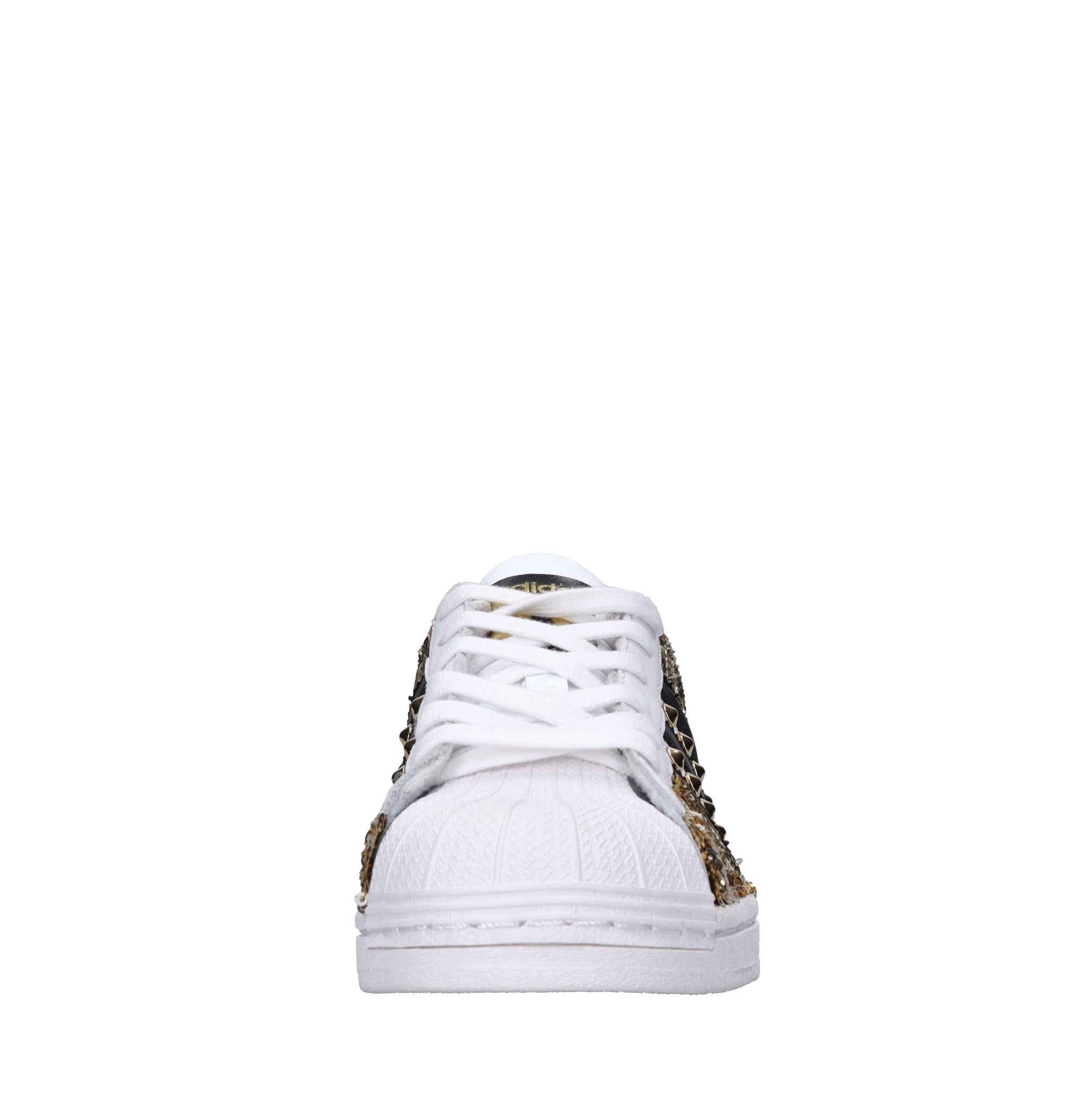 Sneakers in pelle paillettes e glitter 