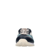 Sneakers in pelle,camoscio e tessuto 