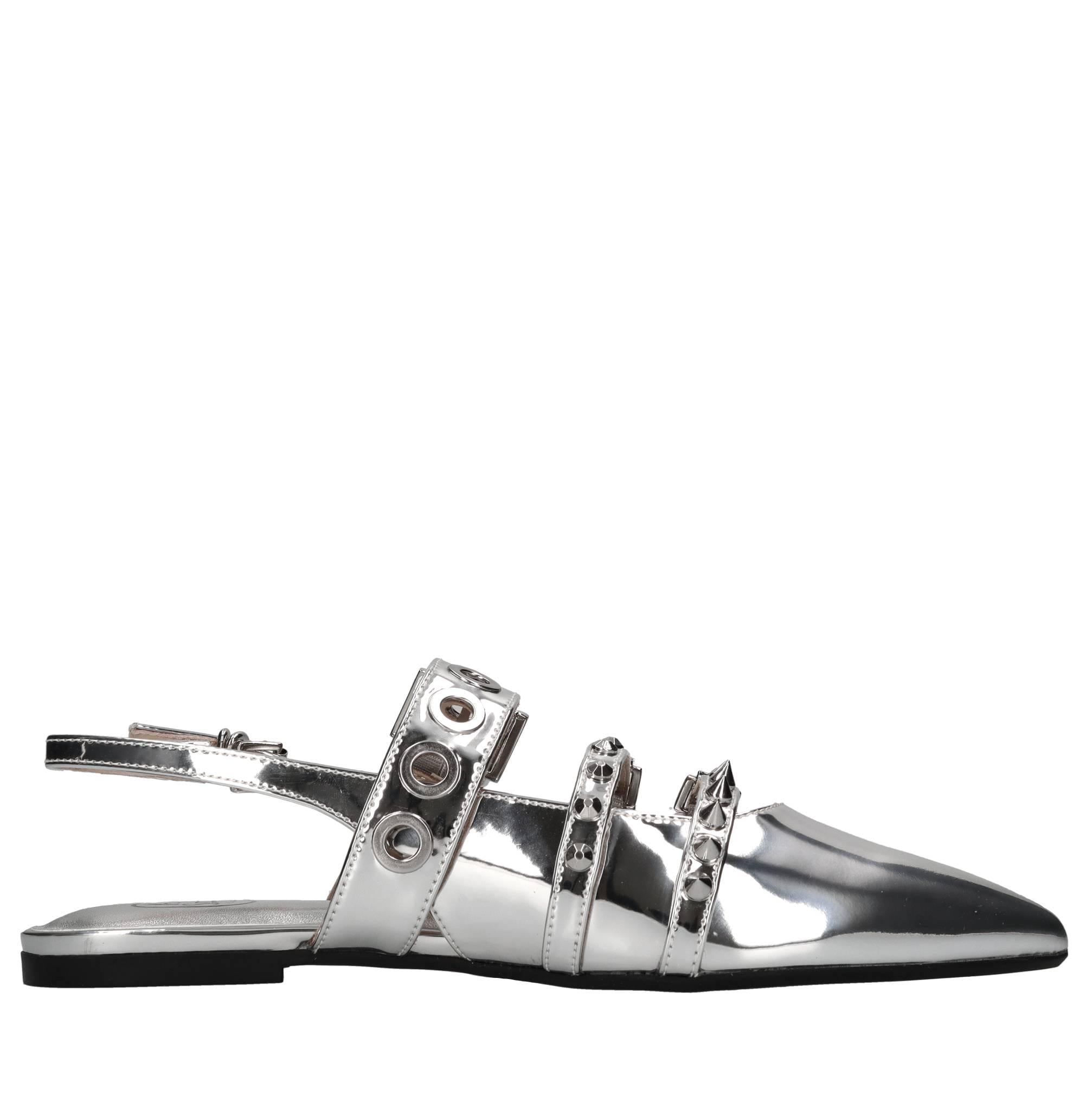 Ballerine slingback Blondie in pelle 