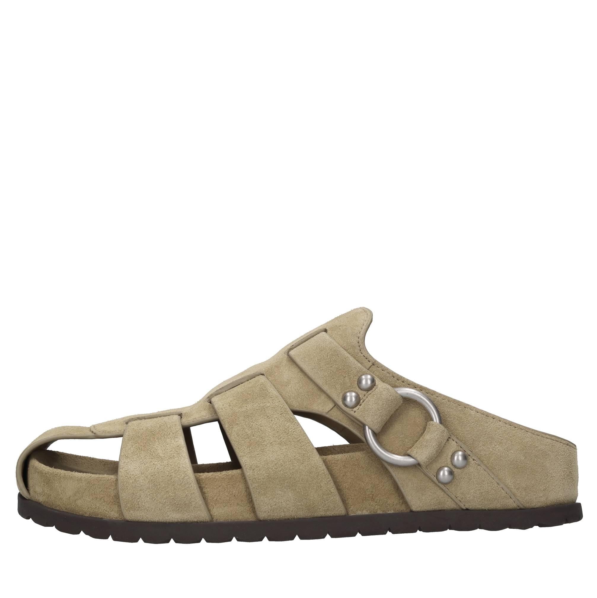 Sabot in camoscio 