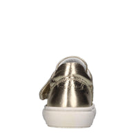 Sneakers in pelle e glitter 