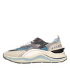 D.A.T.E. Suede and Fabric Sneakers