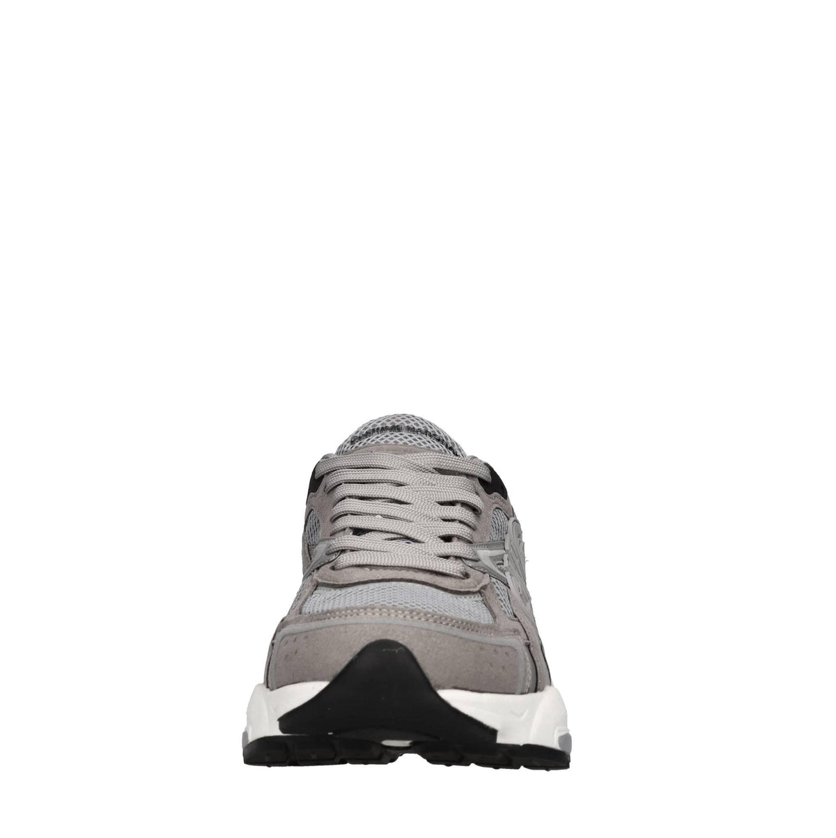 Sneakers in ecocamoscio e tessuto 