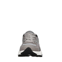 Sneakers in ecocamoscio e tessuto 