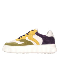 Sneakers in pelle e camoscio 