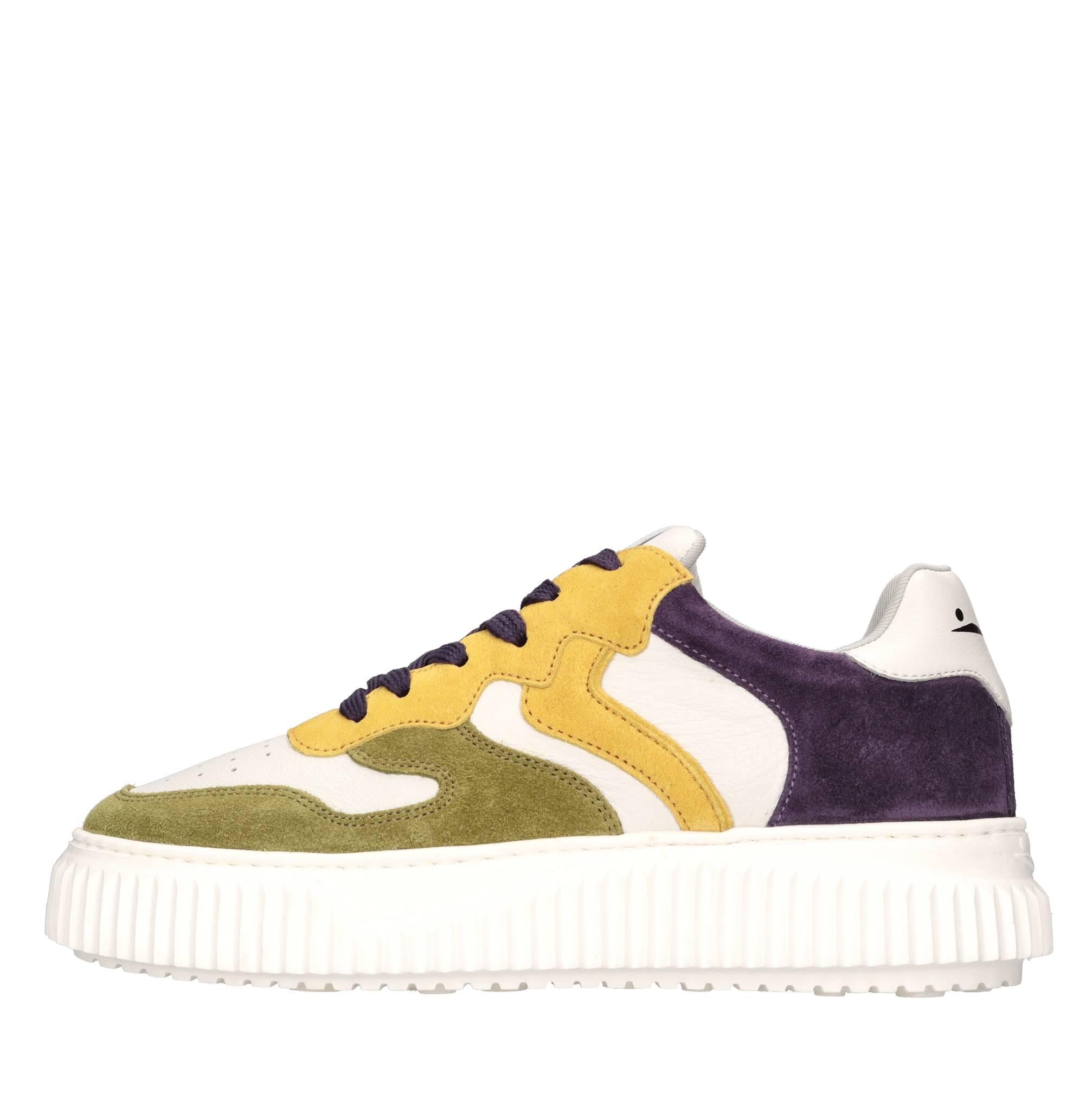 Sneakers in pelle e camoscio 