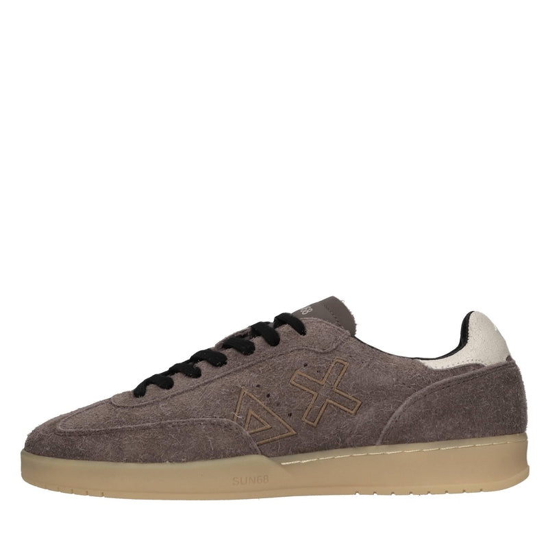 Sneakers in camoscio ed ecopelle 