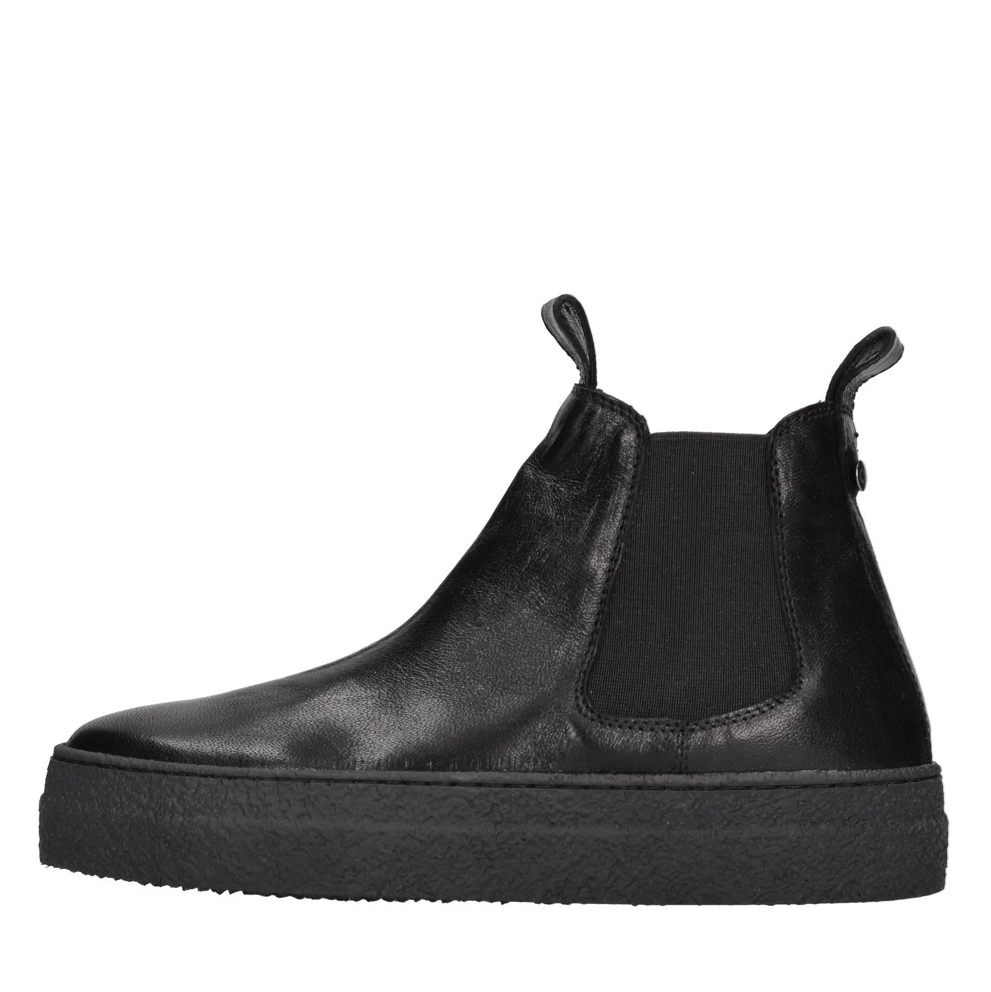 Stivaletti beatles in pelle 