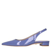 Décolleté slingback in vernice 