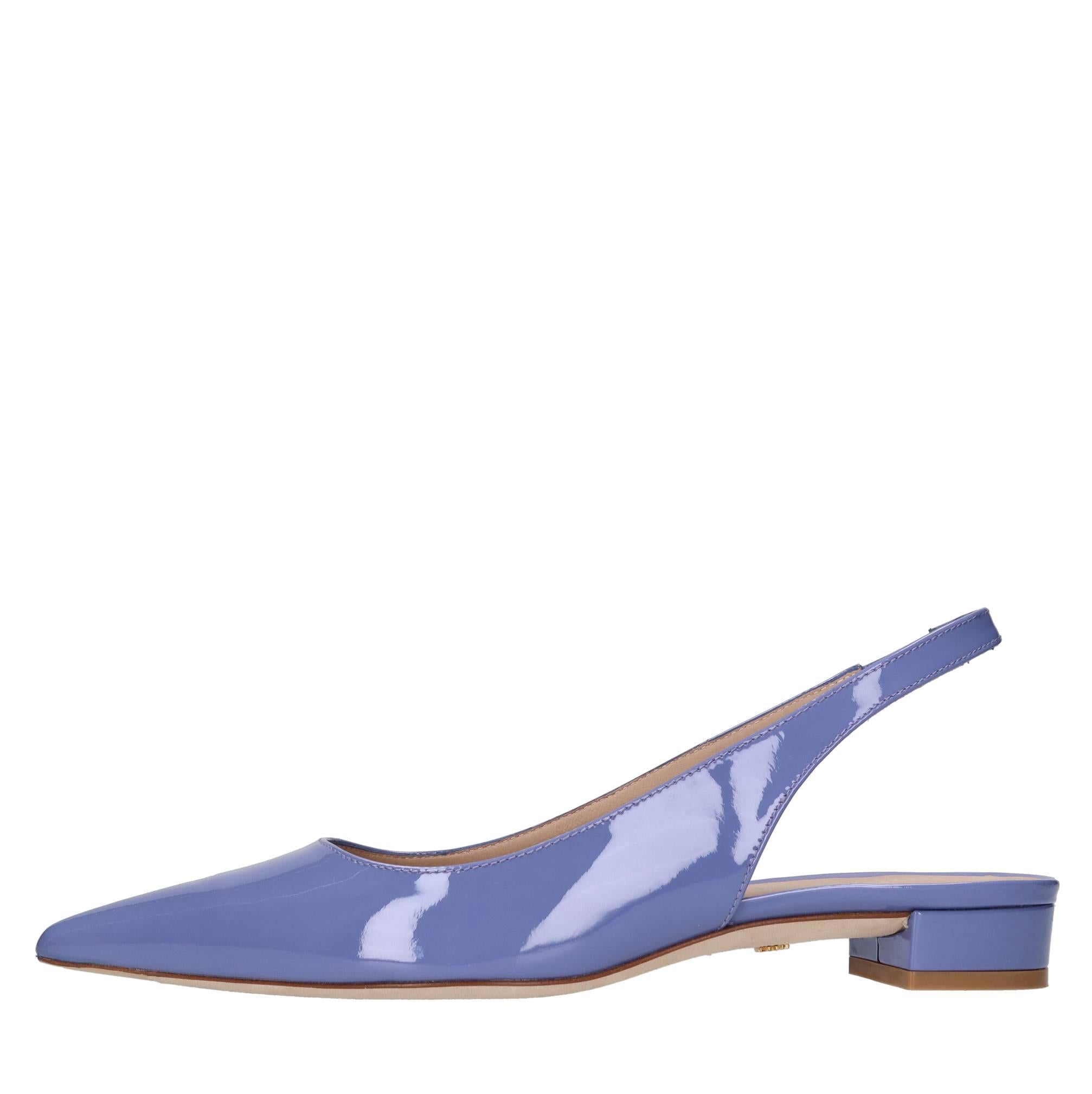 Décolleté slingback in vernice 
