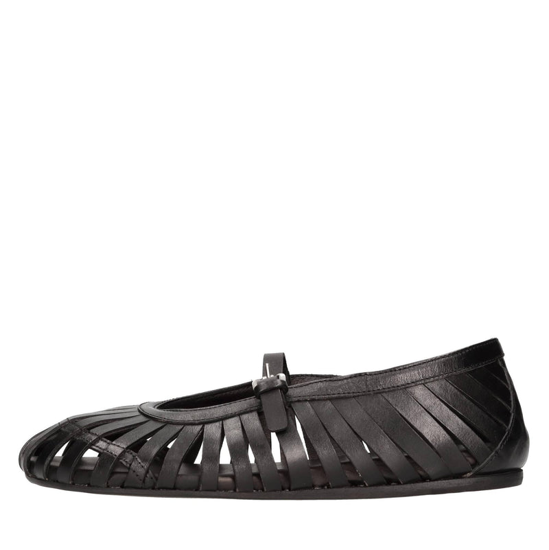 Ballerine in pelle 
