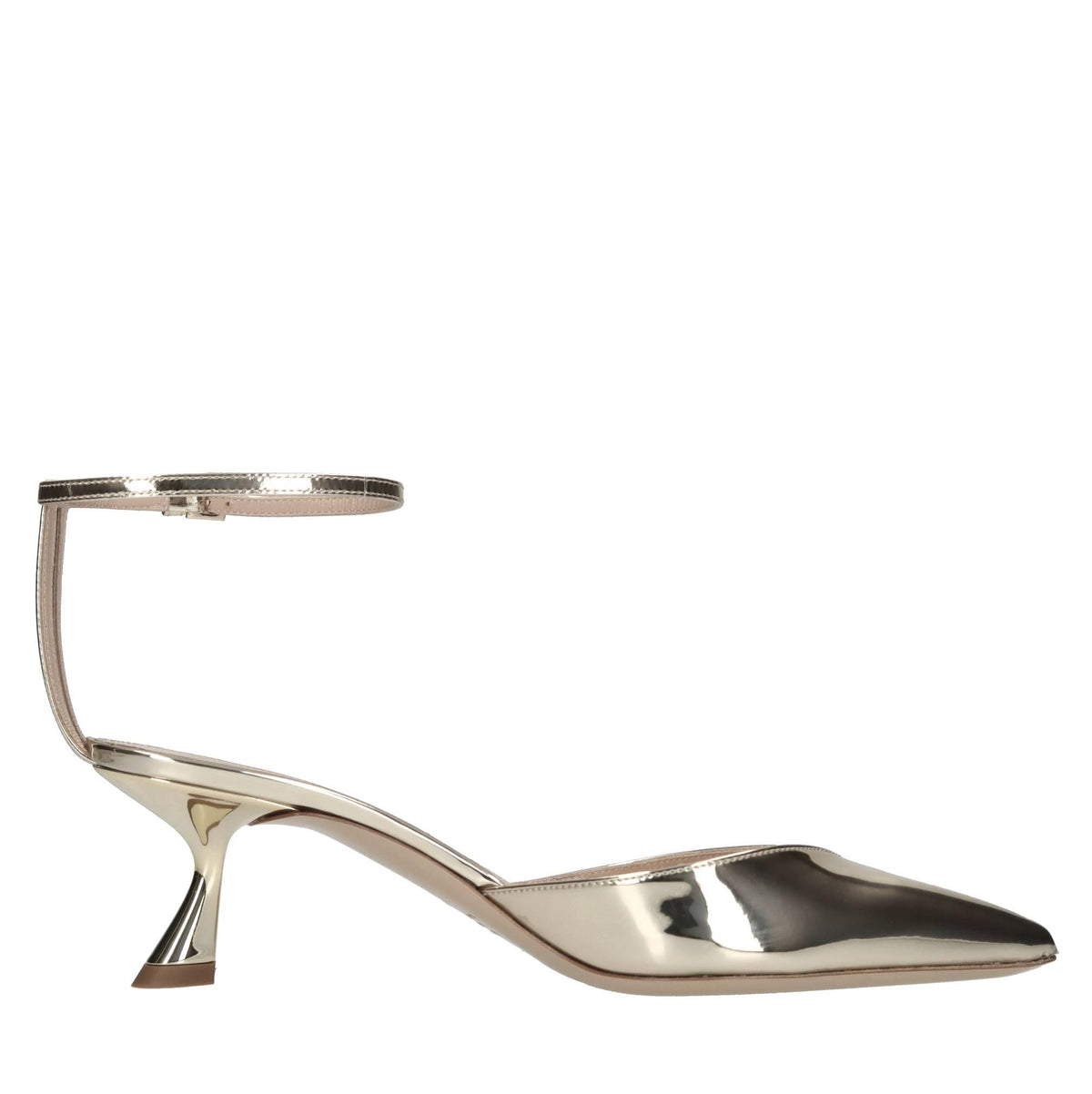 Décolleté slingback in vernice 