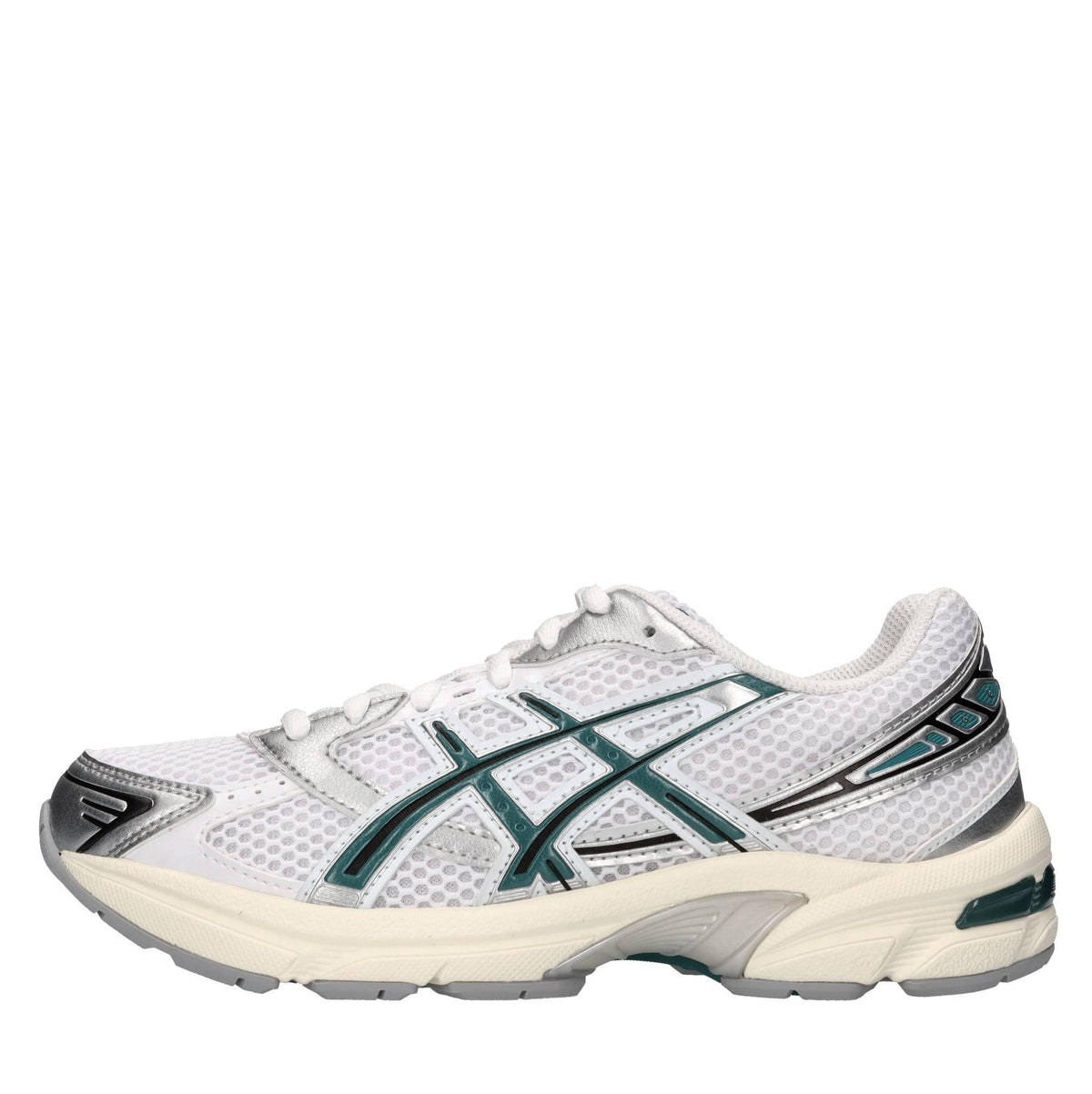 Sneakers in ecopelle e tessuto 