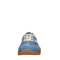 Sneakers in camoscio tessuto e gomma 