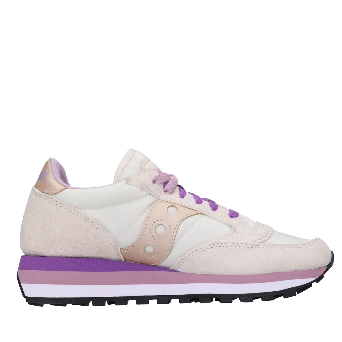 Sneakers in camoscio e tessuto 
