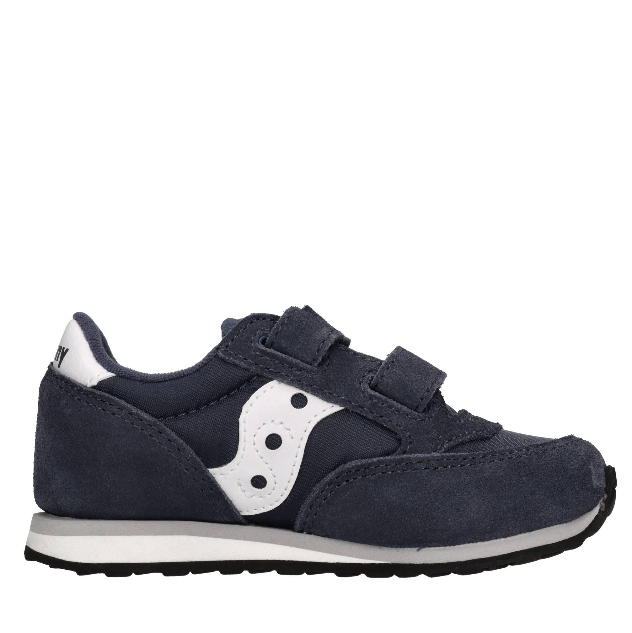 Sneakers modello BABY JAZZ in camoscio e tessuto 