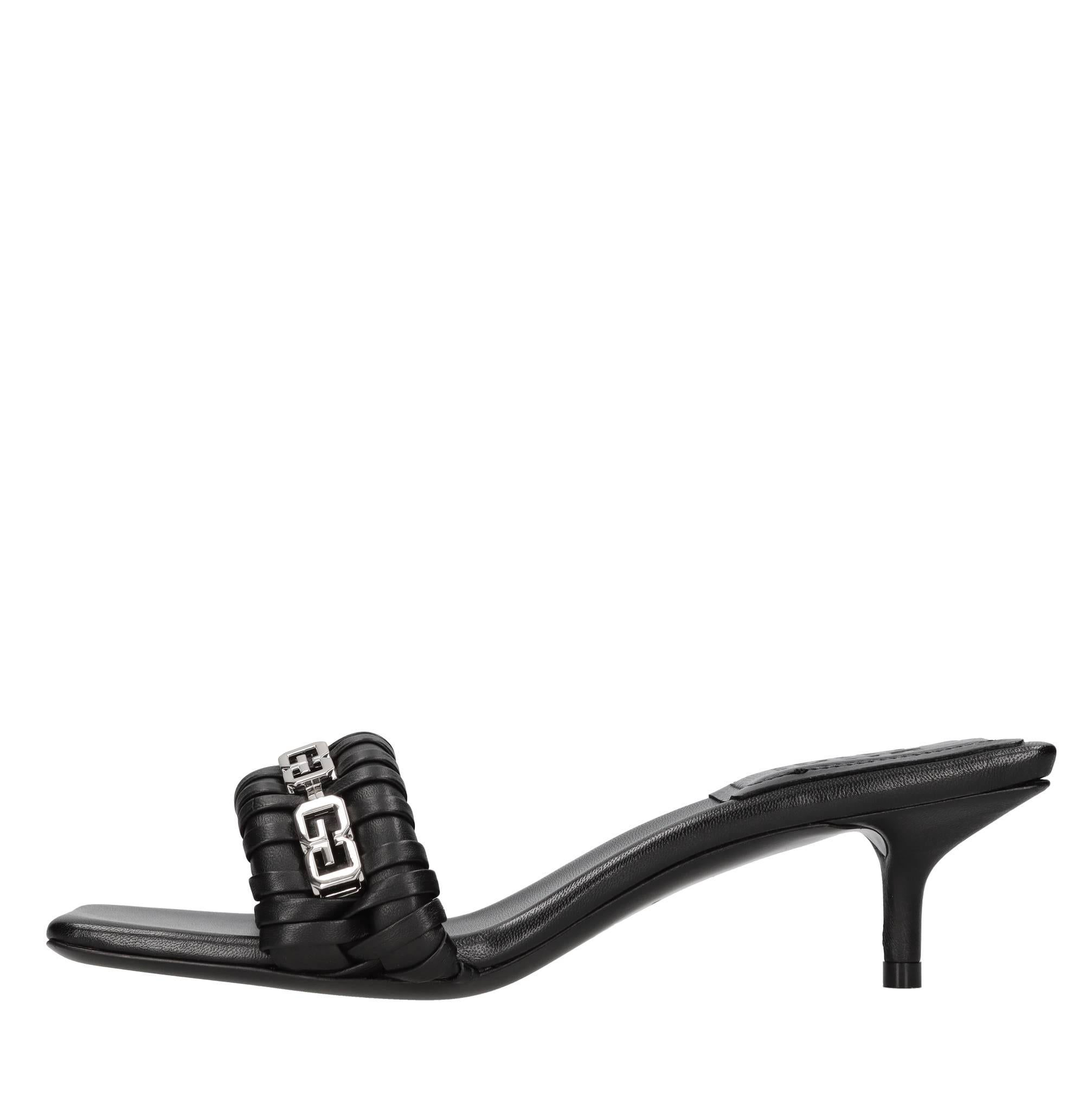 Mules in pelle 