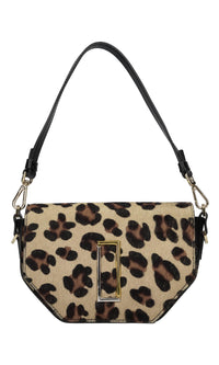 Borsa in pelle e cavallino 