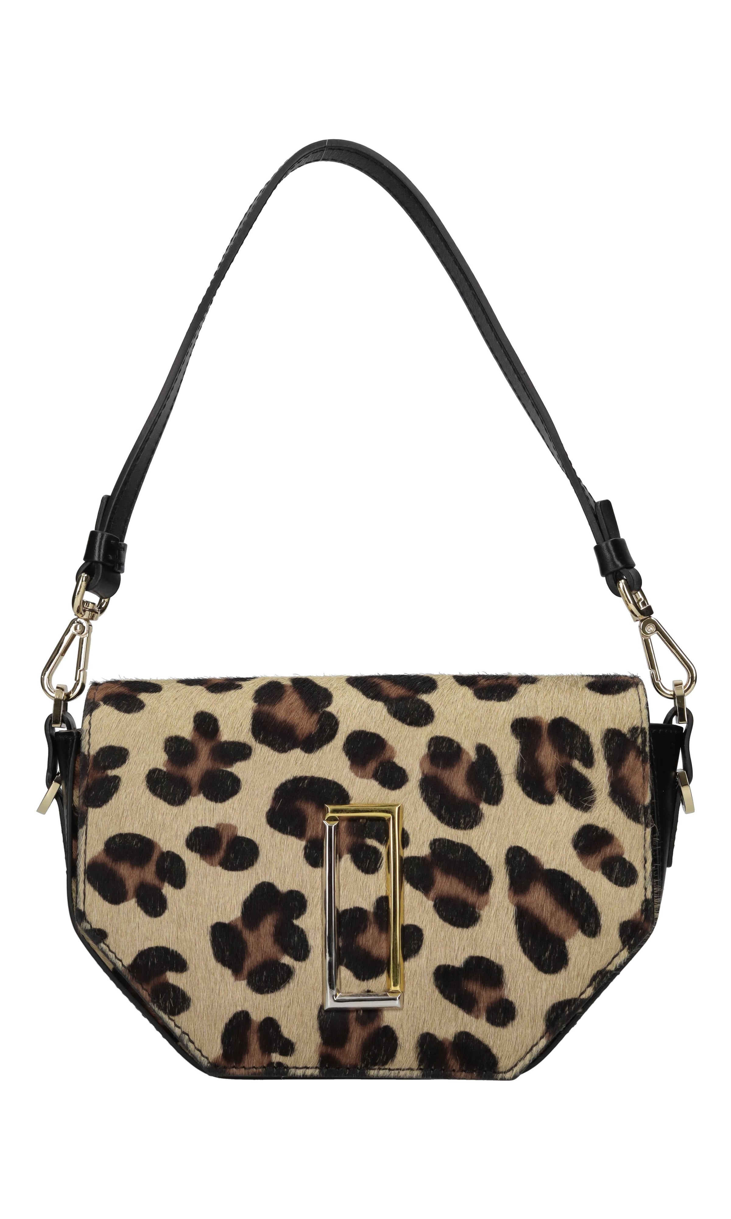 Borsa in pelle e cavallino 