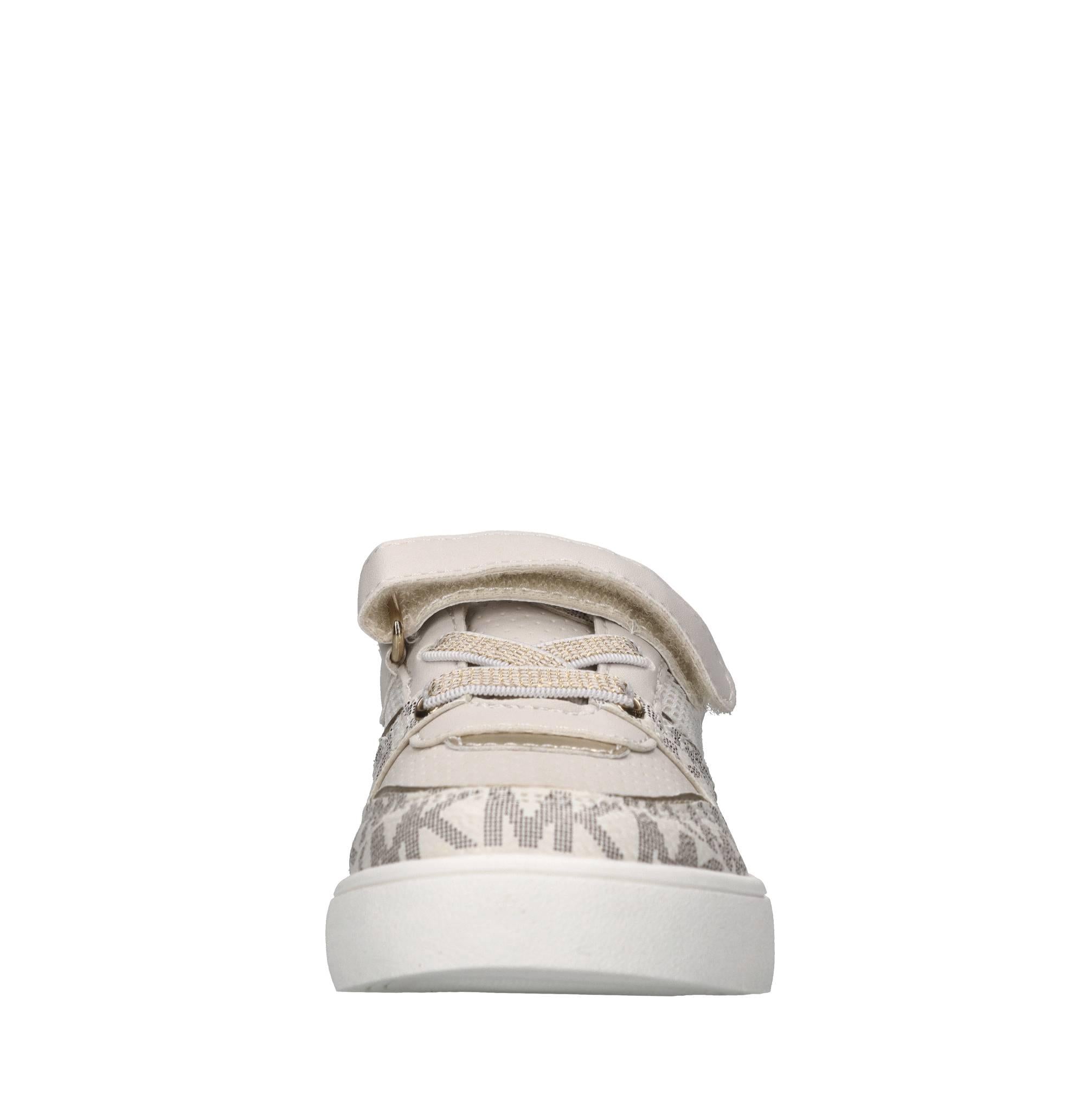 Sneakers in ecopelle e tessuto 