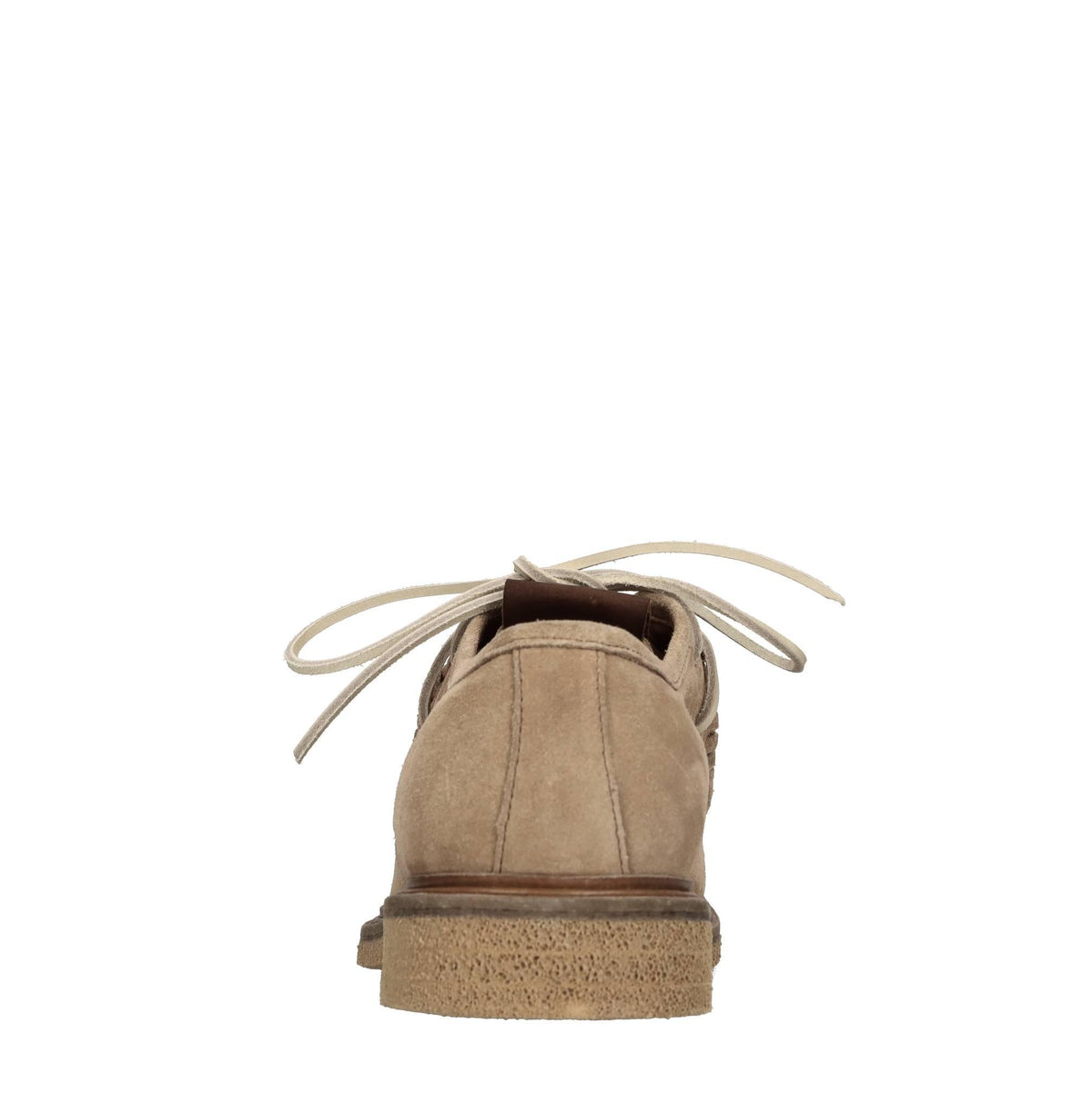 Stringate in pelle scamosciata 