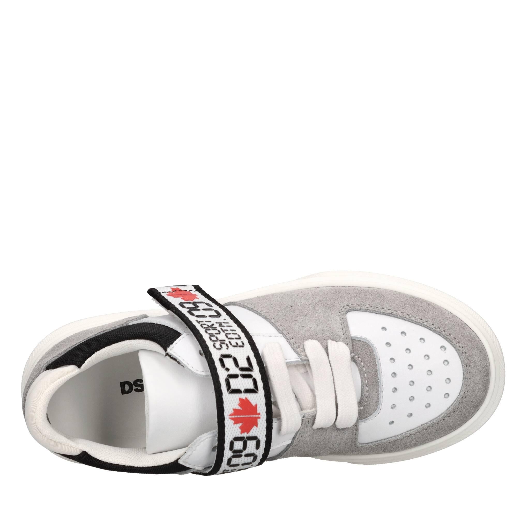 Sneakers in pelle e camoscio 