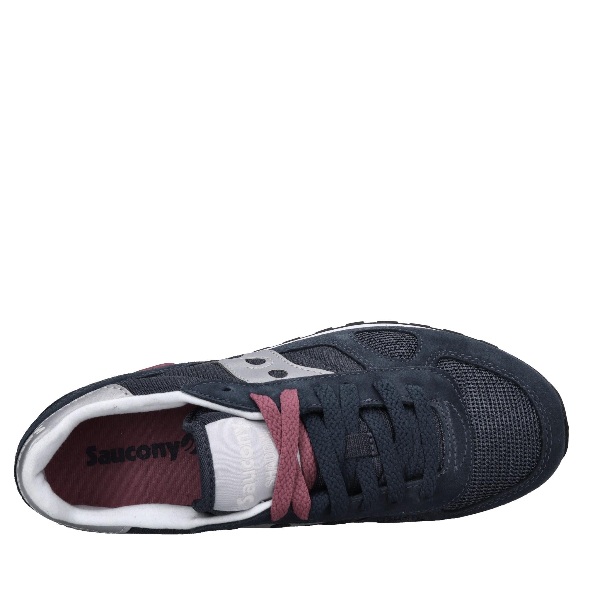 Sneakers in camoscio e tessuto 