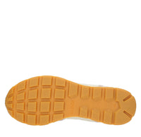 Sneakers camoscio pelle e tessuto 