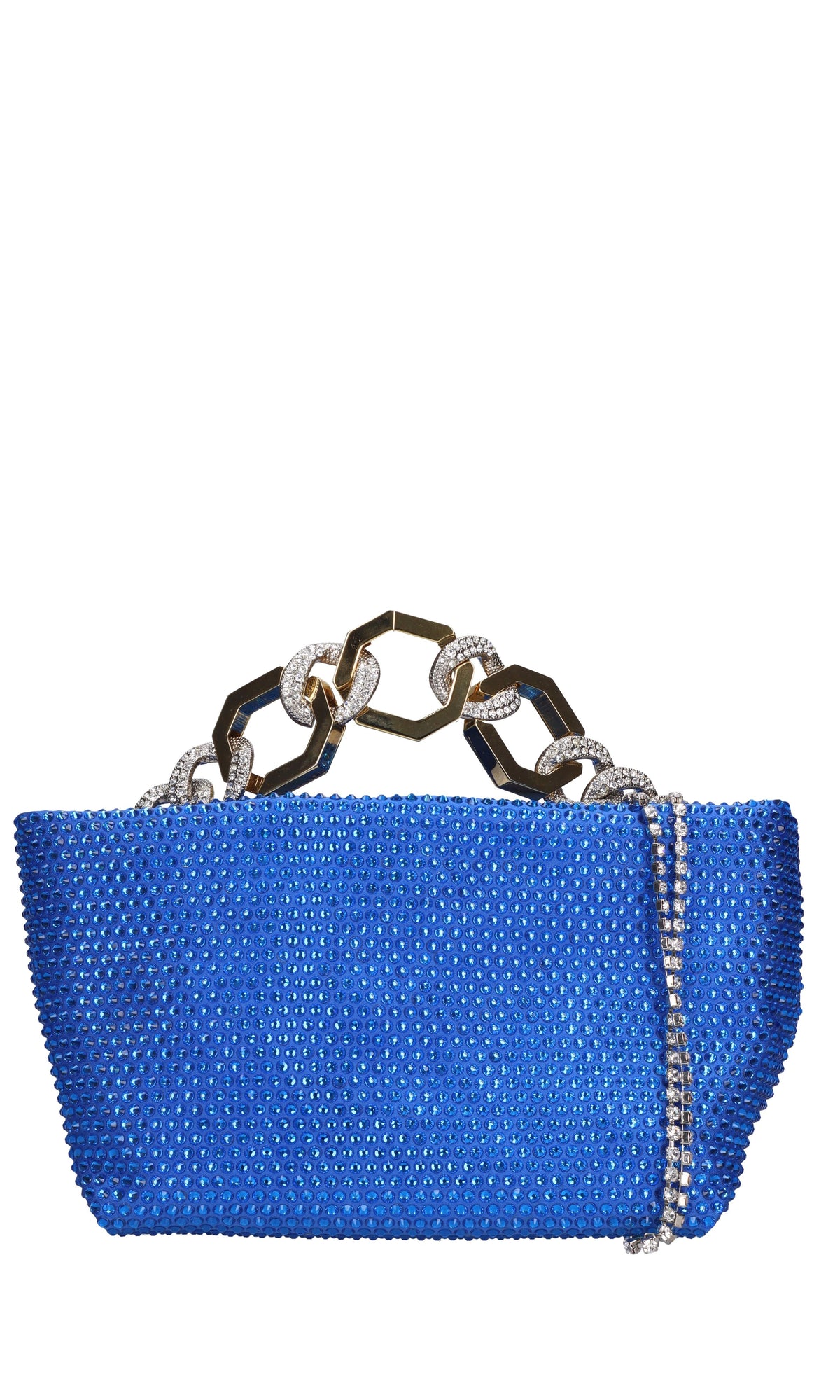 Borsa Jessye in raso e strass 
