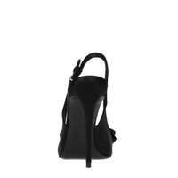 Décolleté slingback Mun in raso 