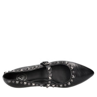 Ballerine modello Beatnik in pelle e borchie 