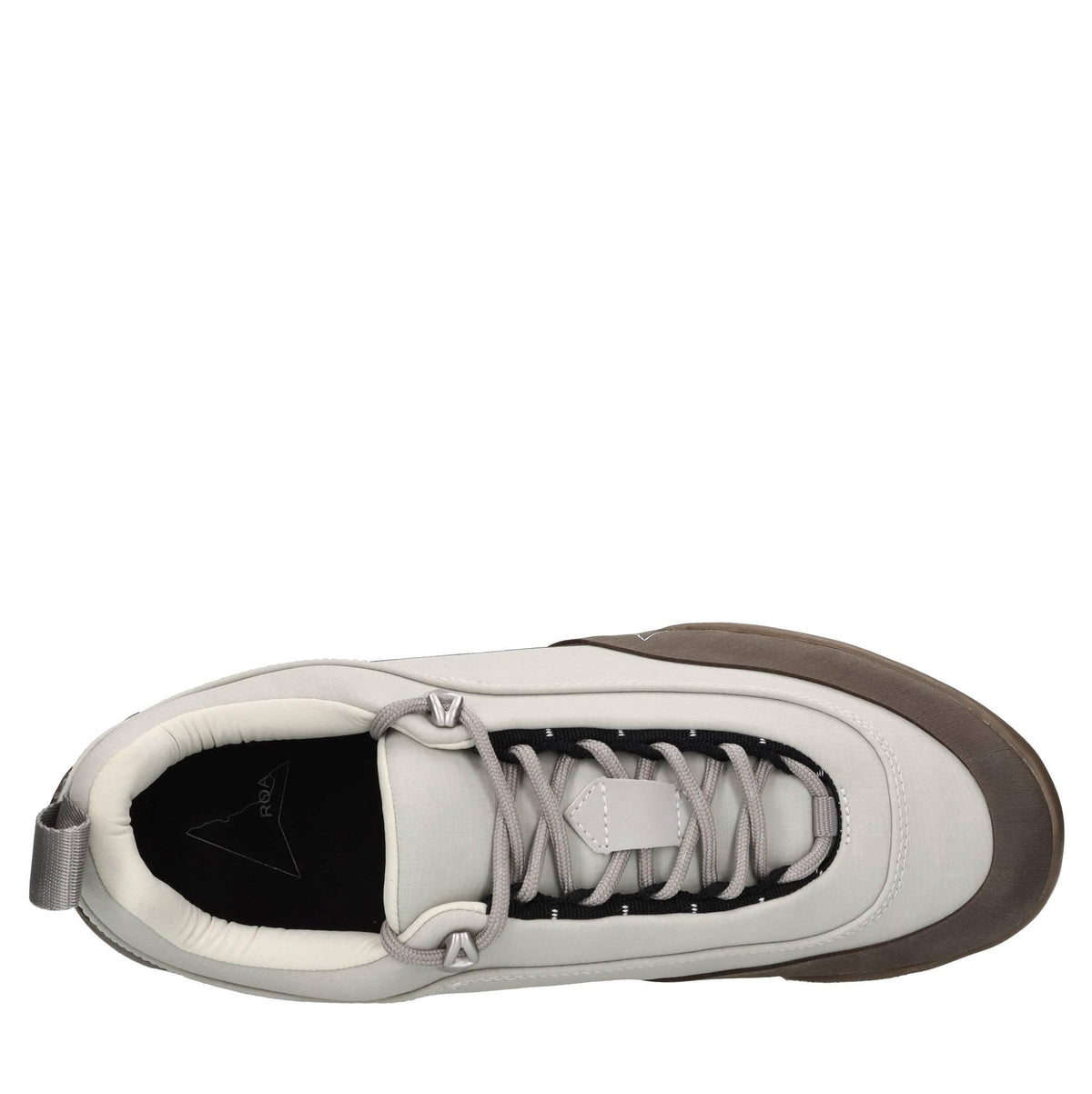 Sneakers in ecopelle e tessuto 