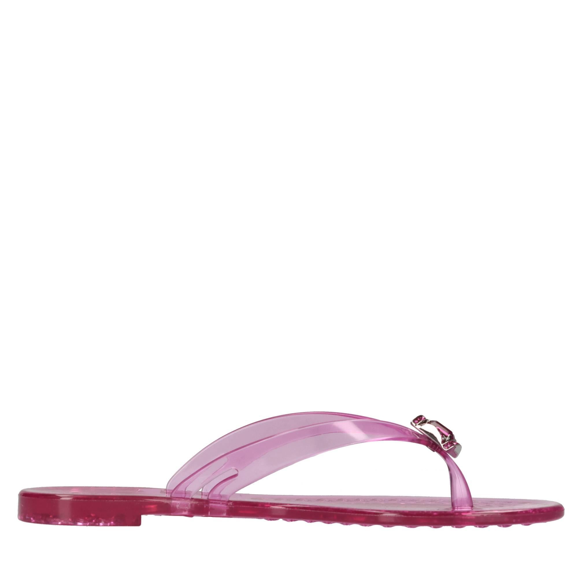 Sandali flat Jelly in PVC e Swarovski 