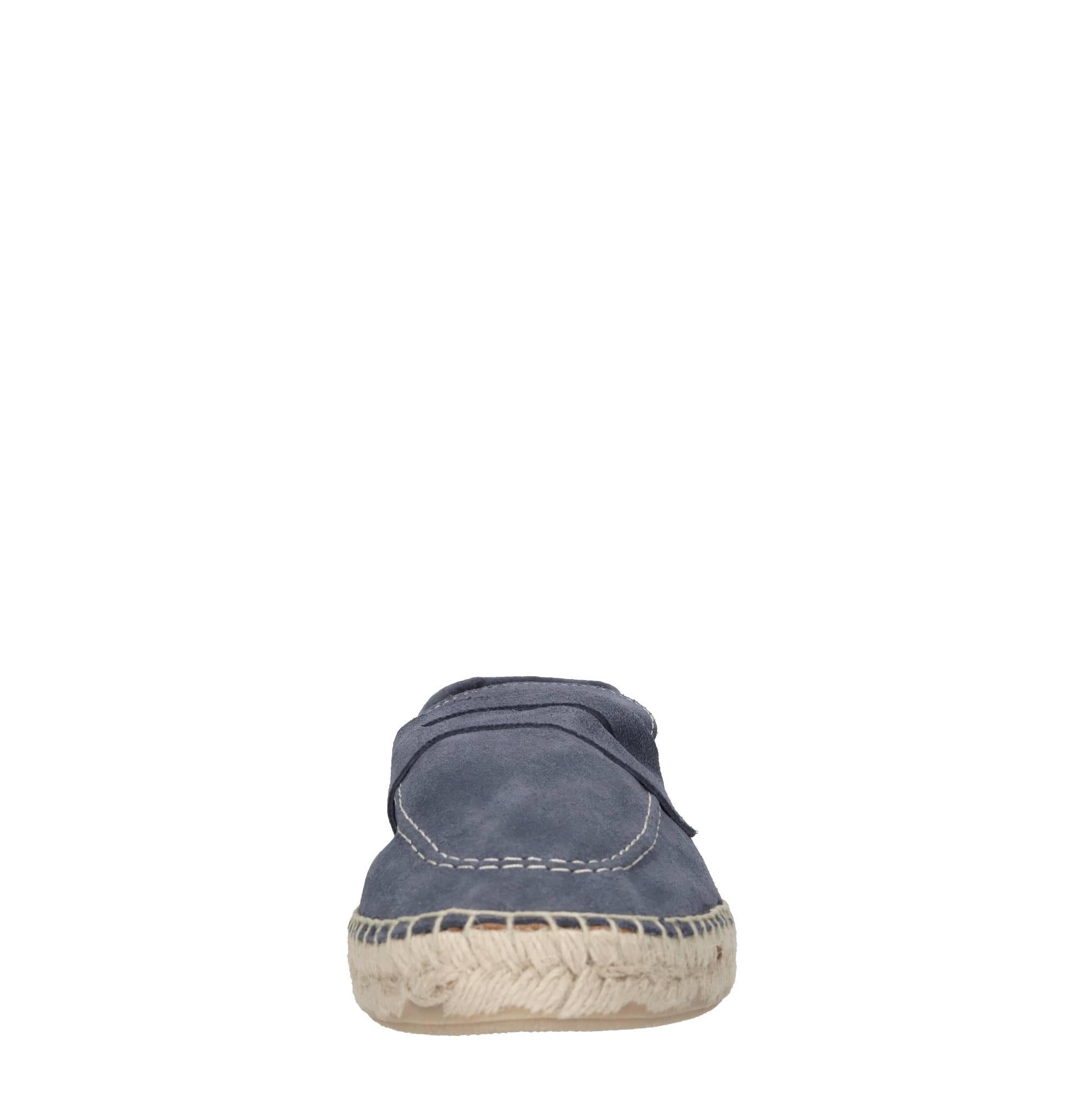 Mocassini espadrillas in camoscio 