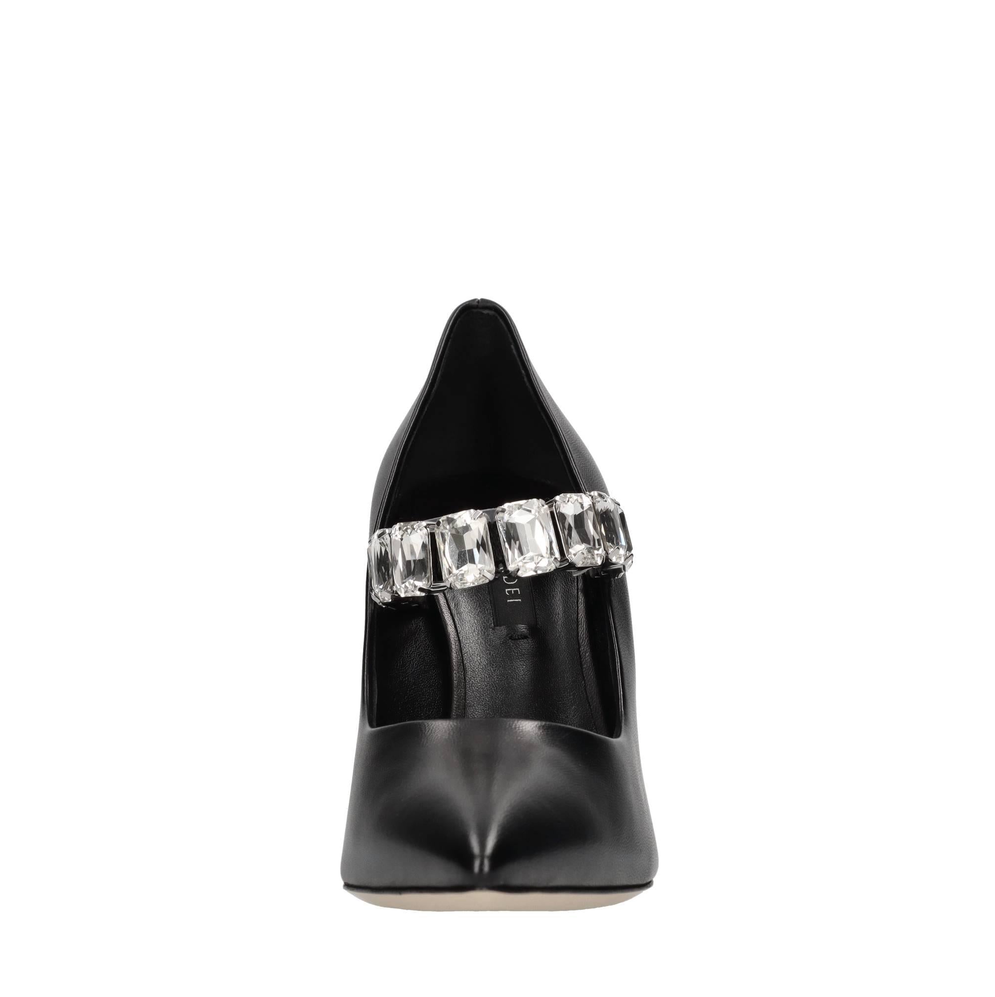 Décolleté Modello Julia Minorca in nappa e strass 