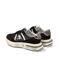 Sneakers Cassie Var 7681 in pelle, ecopelle e tessuto 