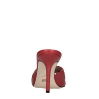 Mules in pelle 