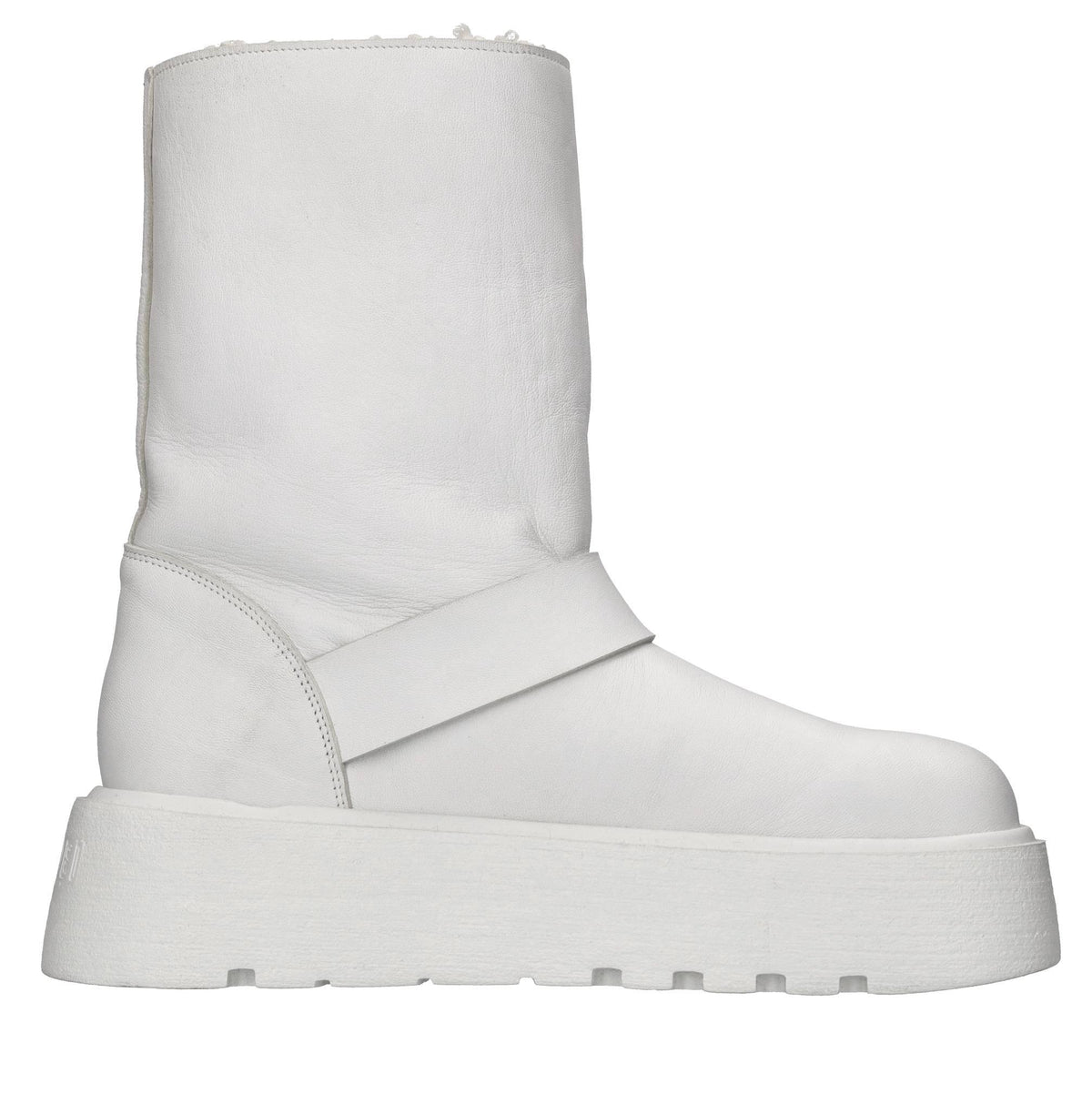 Stivaletti biker  in pelle 
