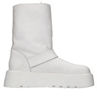 Stivaletti biker  in pelle 