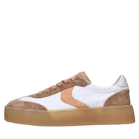 Sneakers in pelle e camoscio 
