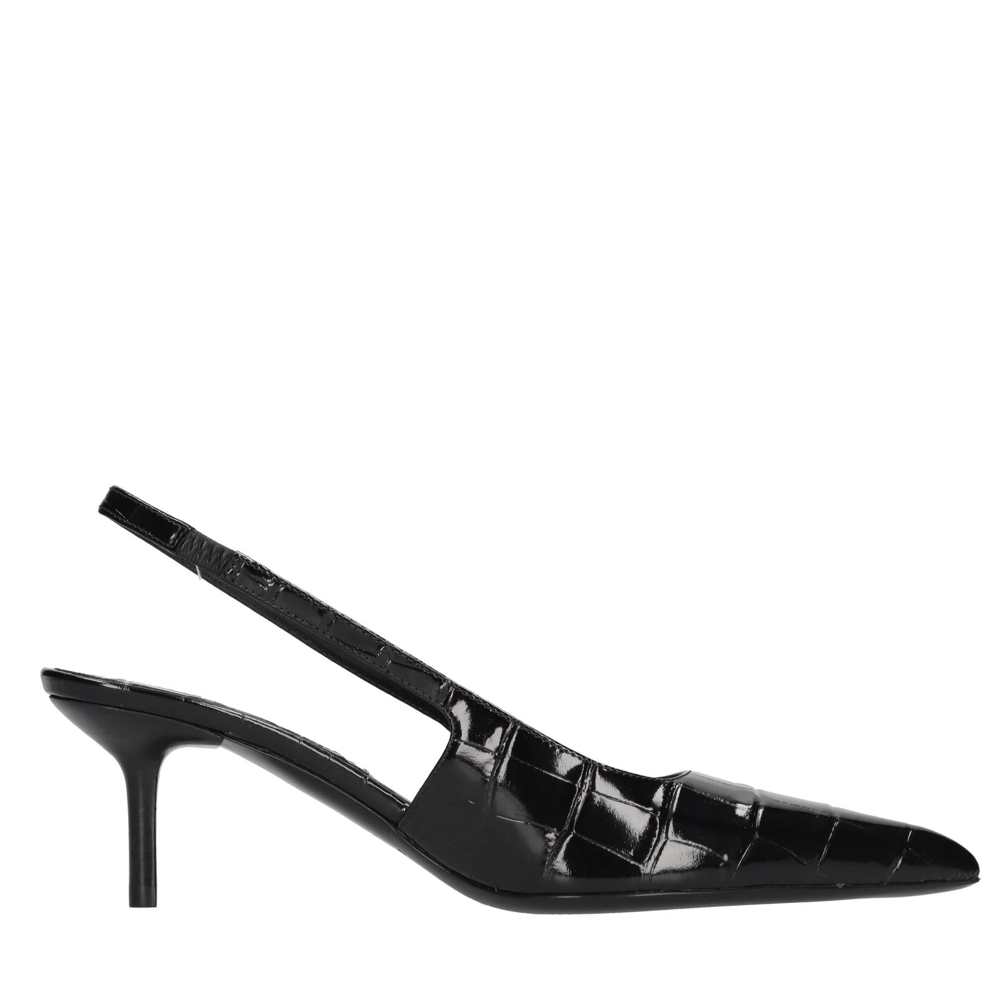 Décolleté slingback Emma in pelle 